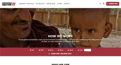 Desktop Screenshot of portailhaiti.coalitionhumanitaire.ca