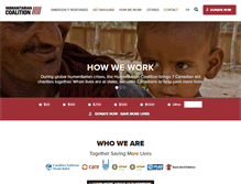 Tablet Screenshot of portailhaiti.coalitionhumanitaire.ca